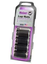 McGard Hex Lug Nut (Cone Seat) M14X1.5 / 13/16 Hex / 1.945in. Length (4-Pack) - Black                                     - 64022 - Image 3