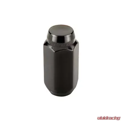 McGard Hex Lug Nut (Cone Seat) M14X1.5 / 13/16 Hex / 1.945in. Length (4-Pack) - Black - 64022