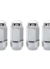 McGard Hex Lug Nut (Cone Seat Bulge Style) M14X1.5 / 13/16 Hex / 1.945in. Length (4-Pack) - Chrome                                     - 64023 - Image 3