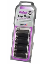 McGard Hex Lug Nut (Cone Seat) M14X1.5 / 22mm Hex / 1.945in. Length (4-Pack) - Black                                     - 64024 - Image 3