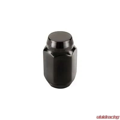 McGard Hex Lug Nut (Cone Seat) M12X1.5 / 13/16 Hex / 1.5in. Length (4-pack) - Black - 64031