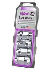 McGard Hex Lug Nut (Cone Seat Bulge Style) M14X1.5 / 22mm Hex / 1.945in. Length (4-Pack) - Chrome                                     - 64033 - Image 3