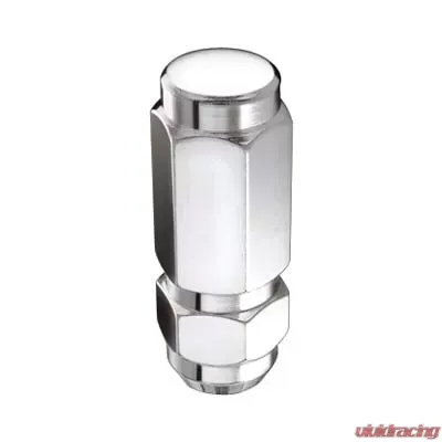 McGard Hex Lug Nut (Cone Seat / Duplex) 1/2-20 / 7/8 Hex / 2.5in. Length (8-Pack) - Chrome - 64805