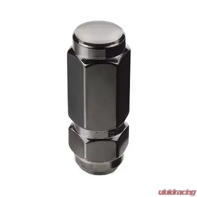 McGard Hex Lug Nut (Cone Seat / Duplex) 9/16-18 / 7/8 Hex / 2.5in. Length (8-Pack) - Black - 64816