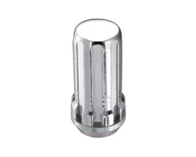 McGard SplineDrive Lug Nut (Cone Seat) M14X1.5 / 1.648in. Length (Box of 50) - Chrome (Req. Tool)