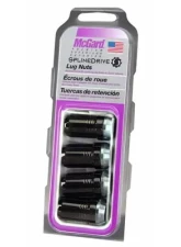 McGard SplineDrive Lug Nut (Cone Seat) M14X1.5 / 1.935in. Length (4-Pack) - Black (Req. Tool)                                     - 65310BK - Image 3