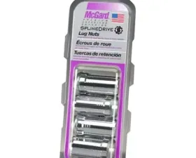 McGard SplineDrive Lug Nut (Cone Seat) M14X1.5 / 1.648in. Length (4-Pack) - Chrome (Req. Tool)