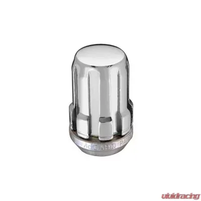 McGard SplineDrive Lug Nut (Cone Seat) M12X1.5 / 1.24in. Length (4-Pack) - Chrome (Req. Tool) - 65357