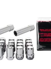 McGard SplineDrive Tuner 4 Lug Install Kit w/Locks & Tool (Cone) M12X1.25 / 13/16 Hex - Chrome                                     - 65454 - Image 3