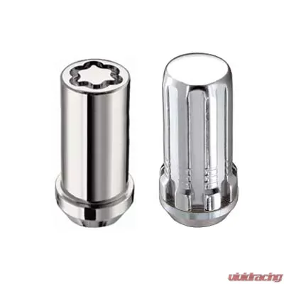 McGard SplineDrive Tuner 5 Lug Install Kit w/Locks & Tool (Cone) M14X1.5 / 1in. Hex - Chrome - 65510