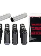 McGard SplineDrive Tuner 5 Lug Install Kit w/Locks & Tool (Cone) M14X1.5 / 22mm Hex - Blk                                     - 65515BK - Image 3