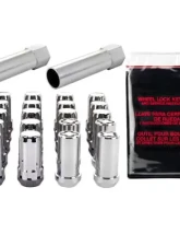 McGard SplineDrive Tuner 5 Lug Install Kit w/Locks & Tool (Cone) 1/2-20 / 13/16 Hex - Chrome                                     - 65540 - Image 3