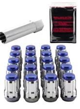 McGard SplineDrive Tuner 5 Lug Install Kit w/Tool (Cone) M12X1.25 / 13/16 Hex / 1.24in. L - Blue Cap                                     - 65554BC - Image 3