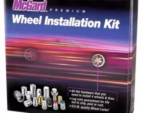 McGard SplineDrive Tuner 5 Lug Install Kit w/Locks & Tool (Cone) M12X1.25 / 13/16 Hex - Gold