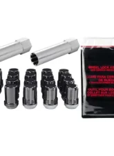 McGard SplineDrive Tuner 5 Lug Install Kit w/Locks & Tool (Cone) M12X1.5 / 13/16 Hex - Blk                                     - 65557BK - Image 3