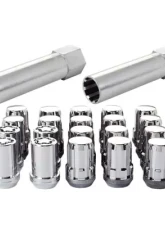 McGard SplineDrive Tuner 5 Lug Install Kit w/Locks & Tool (Cone) M12x1.5 / 13/16 Hex - Chrome (CS)                                     - 65557CN - Image 3