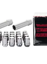 McGard SplineDrive Tuner 5 Lug Install Kit w/Locks & Tool (Cone) M12X1.5 / 13/16 Hex - Chrome                                     - 65557 - Image 3