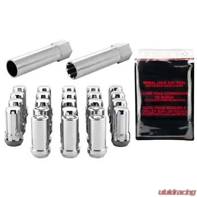 McGard SplineDrive Tuner Jeep 23pc. Kit (Cone) 1/2-20 / 13/16 Hex (18 Lug Nuts / 5 Locks) - Chrome - 65562