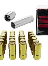 McGard SplineDrive Tuner 6 Lug Install Kit w/Locks & Tool (Cone) M14X1.5 / 1in. Hex - Gold                                     - 65610GD - Image 3