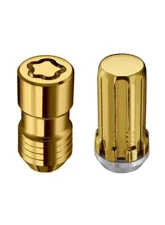 McGard SplineDrive Tuner 8 Lug Install Kit w/Locks & Tool (Cone) M14X1.5 / 1in. Hex - Gold                                     - 65810GD - Image 2
