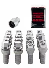 McGard 5 Lug Hex Install Kit w/Locks (Cone Seat Bolt) M14X1.5 / 17mm Hex / 28.0mm Shank L. - Chrome                                     - 67200 - Image 3