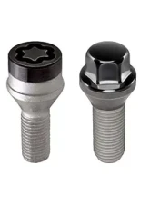 McGard 5 Lug Hex Install Kit w/Locks (Cone Seat Bolt) M12X1.25 / 17mm Hex / 25.6mm Shank L. - Black                                     - 67261BK - Image 2