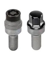 McGard 5 Lug Hex Install Kit w/Locks (Radius Seat Bolt) M14X1.5 / 17mm Hex / 28.1mm Shank L. - Black                                     - 68020BK - Image 2