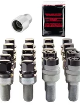 McGard 5 Lug Hex Install Kit w/Locks (Radius Seat Bolt) M14X1.5 / 17mm Hex / 28.1mm Shank L. - Black                                     - 68020BK - Image 3