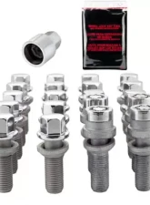 McGard 5 Lug Hex Install Kit w/Locks (Radius Seat Bolt) M14X1.5 / 17mm Hex / 35.4mm Shank L - Chrome                                     - 68032 - Image 3