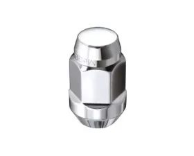 McGard Hex Lug Nut (Cone Seat Bulge Style) M14X1.5 / 13/16 Hex / 1.945in. L (Box of 100) - Chrome