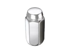 McGard Hex Lug Nut (Cone Seat) M14X1.5 / 22mm Hex / 1.635in. Length (Box of 100) - Chrome