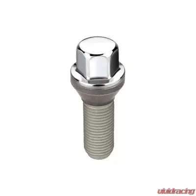 McGard Hex Lug Bolt (Cone Seat) M14X1.25 / 17mm Hex / 27.5mm Shank Length (Box of 50) - Chrome - 69726