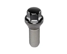 McGard Hex Lug Bolt (Cone Seat) M12X1.25 / 17mm Hex / 22.0mm Shank Length (Box of 50) - Black