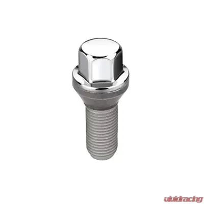 McGard Hex Lug Bolt (Cone Seat) M12X1.25 / 17mm Hex / 22.0mm Shank Length (Box of 50) - Chrome - 69732