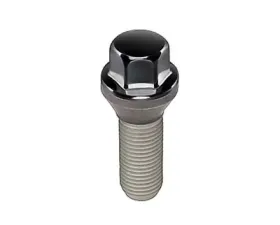 McGard Hex Lug Bolt (Cone Seat) M12X1.25 / 17mm Hex / 25.6mm Shank Length (Box of 50) - Black
