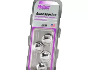 McGard Nylon Lug Caps For PN 24010-24013 (4-Pack) - Chrome