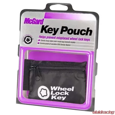 McGard Wheel Key Lock Storage Pouch - Black - 70007