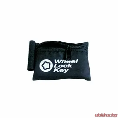 McGard Wheel Key Lock Storage Pouch - Black - 70007