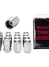McGard 4 Lug Hex Install Kit w/Locks (Cone Seat Nut) 1/2-20 / 13/16 Hex / 1.5in. Length - Chrome                                     - 84430 - Image 3