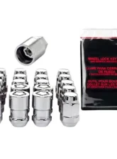 McGard 5 Lug Hex Install Kit w/Locks (Cone Seat Nut / Bulge) M12X1.5 / 3/4 Hex / 1.45in L - Chrome                                     - 84537 - Image 3