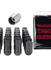 McGard 6 Lug Hex Install Kit w/Locks (Cone Seat Nut) M14X1.5 / 13/16 Hex / 1.945in. Length - Black                                     - 84622 - Image 2