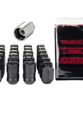 McGard 6 Lug Hex Install Kit w/Locks (Cone Seat Nut) M12X1.5 / 13/16 Hex / 1.5in. Length - Black                                     - 84658 - Image 3