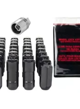 McGard 8 Lug Hex Install Kit w/Locks (Cone Seat Nut) M14X2.0 / 13/16 Hex / 2.25in. Length - Black                                     - 84817 - Image 3
