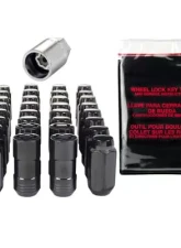 McGard 8 Lug Hex Install Kit w/Locks (Cone Seat Nut) M14X1.5 / 13/16 Hex / 1.945in. Length - Black                                     - 84822 - Image 3