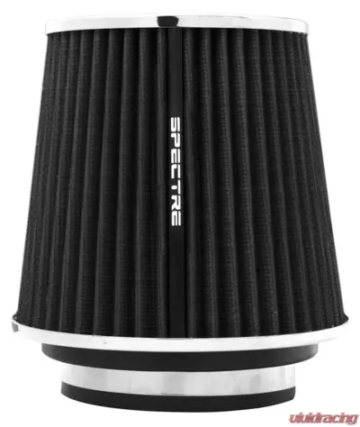 Spectre Adjustable Conical Air Filter 5-1/2in. Tall (Fits 3in. / 3-1/2in. / 4in. Tubes) - Black - 8131