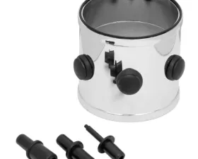 Spectre Universal Adapter Intake Manifold / Vent Port & Vacuum Sensor Adapter 3in. - Chrome