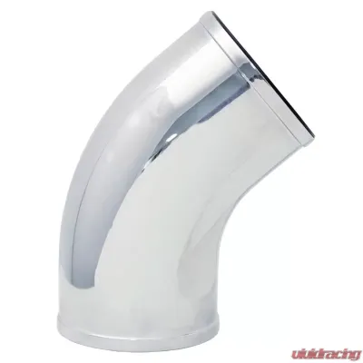 Spectre Universal Intake Elbow Tube (ABS) 3in. OD / 45 Degree - Chrome - 87381