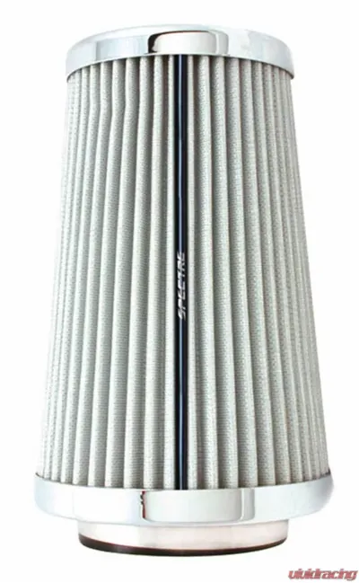 Spectre Adjustable Conical Air Filter 9-1/2in. Tall (Fits 3in. / 3-1/2in. / 4in. Tubes) - White - 9738