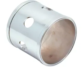 Spectre Universal Adapter Intake Manifold / Vent Port & Vacuum Sensor Adapter 3in. w/Collar - Chrome