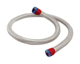 Spectre Stainless Steel Flex Heater Hose Kit 5/8in. Diameter - 4ft. Red/Blue